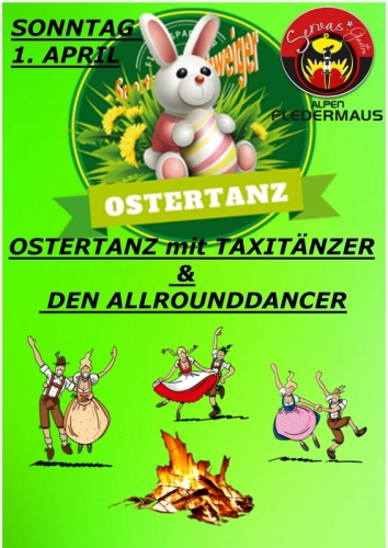 Alpenfeldermaus f Ostertanz So 1.4. Alpenfledermaus  AllroundDancer Infos +436644512100 werde AllroundDancerin